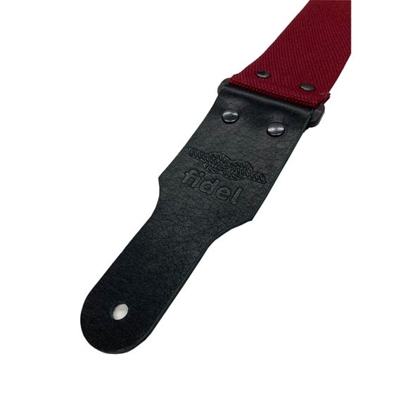 FIDEL FL00141C Cotton Ремень для гитары, хлопок, темно-бордовый