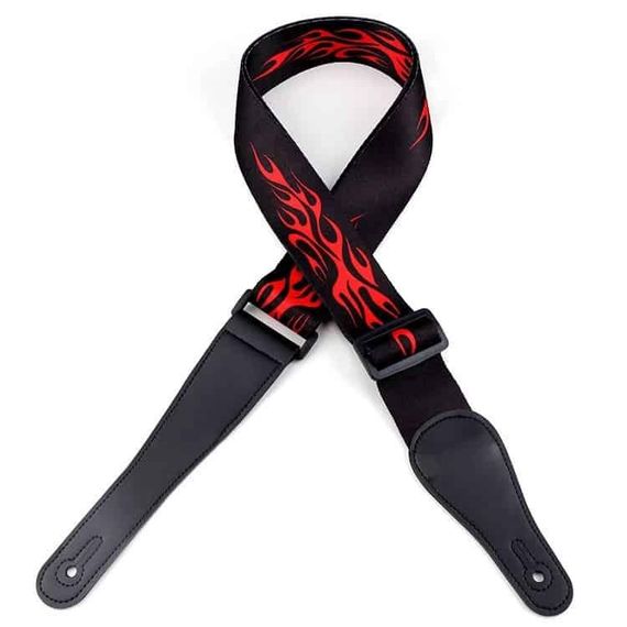 STOREMUSIC G13087-strap Ремень гитарный цвет огонь малый