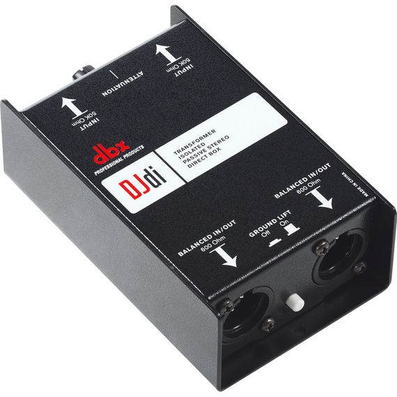 DBX DJDI Di-BOX 2-канальный пассивный директ-бокс
