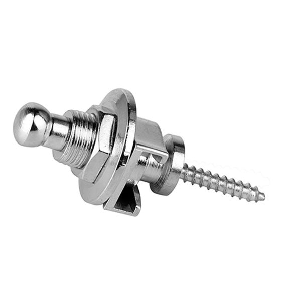 MUSICLILY M183-2 Крепление ремня с блокировкой, хром, 2шт