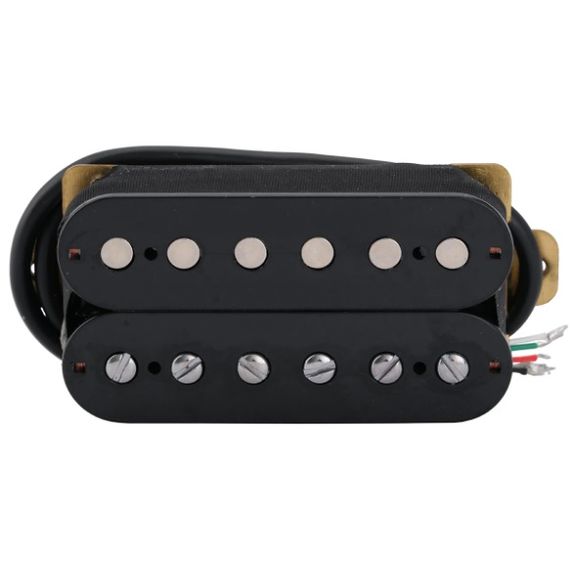 MUSICLILY M433BK Звукосниматель магнитный хамбакер, нековый, черный