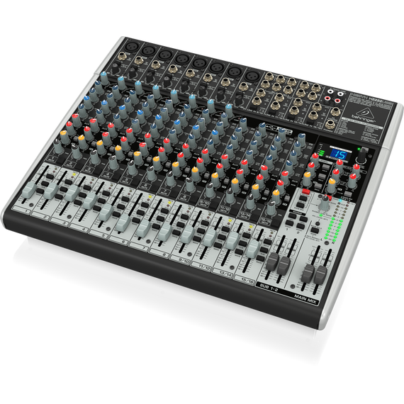 BEHRINGER X2222USB аналоговый микшер, 16 каналов, 8 мик. + 4 лин.стерео