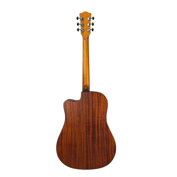 ROCKDALE Aurora D3 C BK Satin Акустическая гитара. Форма корпуса Dreadnought с вырезом. Цвет черный.