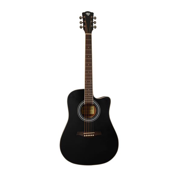 ROCKDALE Aurora D6 C BK Satin Акустическая гитара. Форма корпуса Dreadnought с вырезом. Цвет черный.