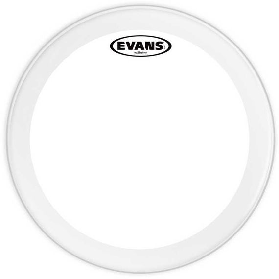 EVANS BD22GB2 EQ2 Clear 22" Пластик для бас барабана прозрачн.двойной с двумя демп.кольцами