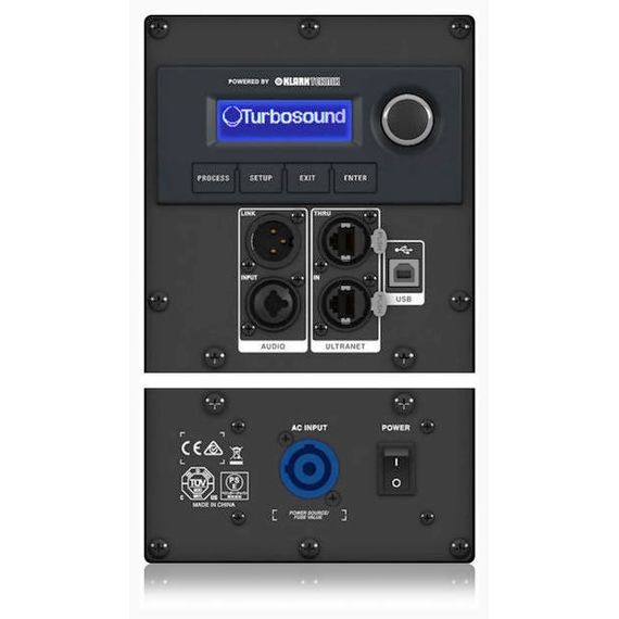TURBOSOUND NuQ118B-AN Активный сабвуфер, 18" бэнд-пасс, усилитель 3000Вт с DSP KLARK TEKNIK,