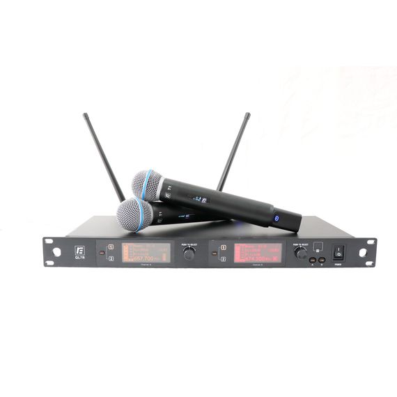 RFIntell QL7R/T1-A 651,800-683,400 МГц 2-канальная радиосистема с 2-мя ручными микрофонами T1 (сменн