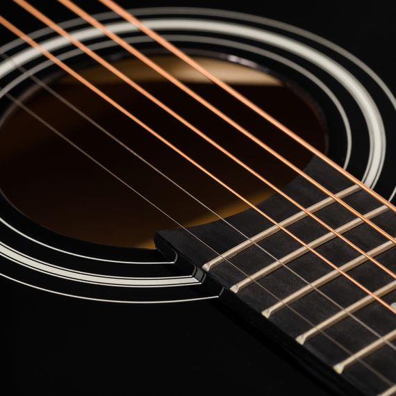ROCKDALE Aurora D5 BK Gloss Акустическая гитара. Форма корпуса Dreadnought. Цвет черный.