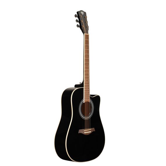 ROCKDALE Aurora D6 C BK Gloss Акустическая гитара. Форма корпуса Dreadnought с вырезом.