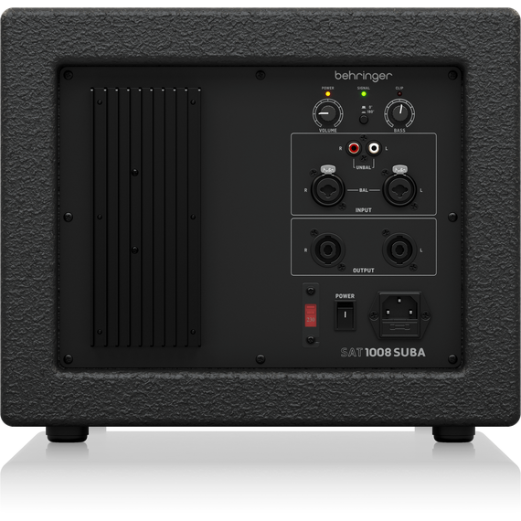 BEHRINGER SAT 1008 SUBA Активный сабвуфер 8', 600 Вт, подключение и питание до 4 SAT 1004