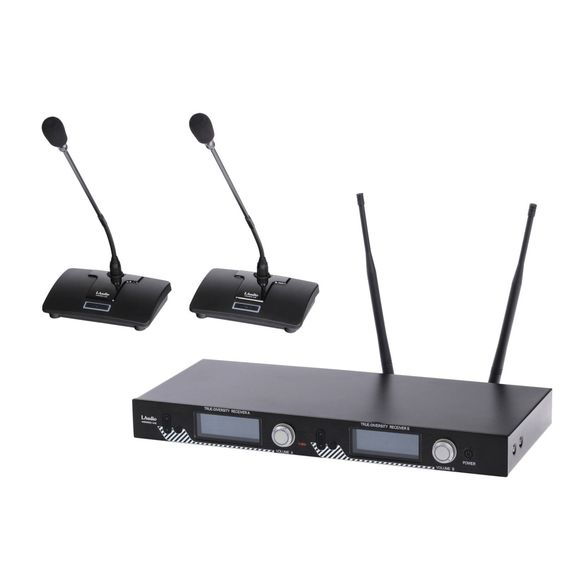 LAUDIO 4000C-UZ Беспроводная конференц-система, 2 настольных микрофона
