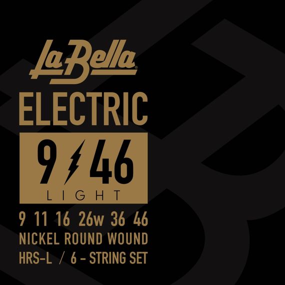 LA BELLA HRS-L Комплект струн для электрогитары 009-046