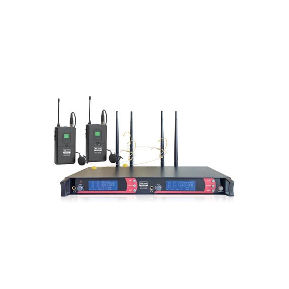 ​XLINE MD-968B Радиосистема двухканальная c поясными передатчиками и головными гарнитурами