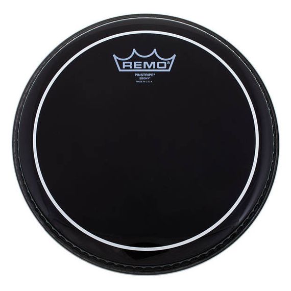 REMO ES-0614-PS Pinstripe Ebony Пластик для малого и том барабана 14"
