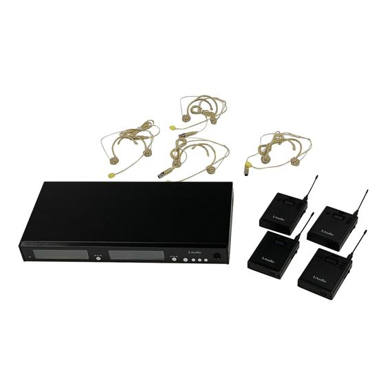 LAUDIO RWS-4BHS Беспроводная микрофонная система, 4 головных микрофона