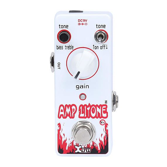 XVIVE V10 AMP Liton / Boost  Педаль эффектов гитариста, металлический мини-корпус, 9В