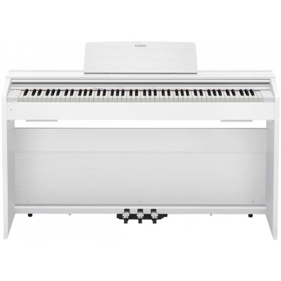 CASIO PRIVIA PX-870WE Цифровое пианино 88кл. со стойкой и педалями, белое