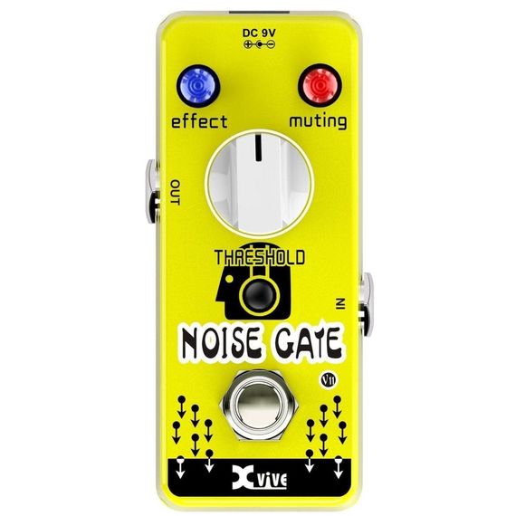 XVIVE V11 Noise Gate Педаль эффектов гитариста, металлический мини-корпус, 9В