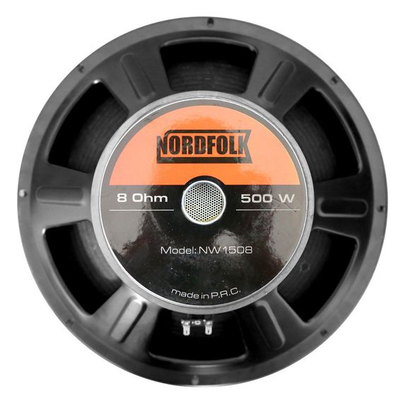 NORDFOLK NW1508 динамик широкополосный 15', катушка 3', 500 Вт, 8 Ом, изображение 2