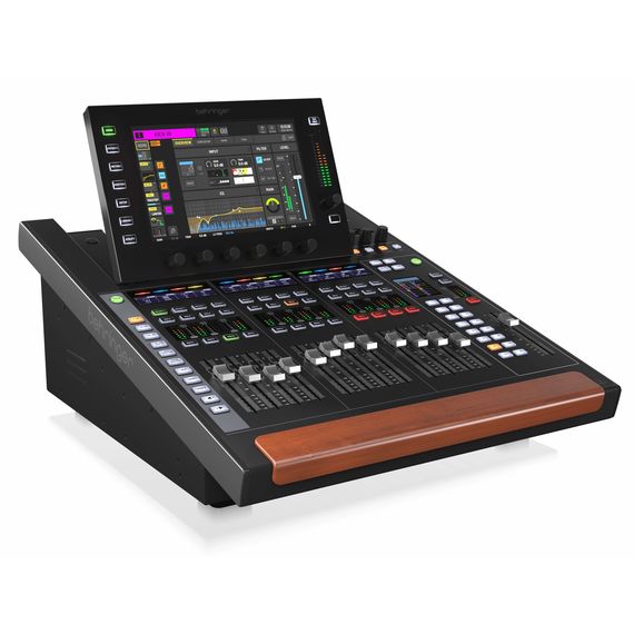 BEHRINGER WING COMPACT цифровой микшер, 48 стерео каналов,13 фейдеров, 10" сенсорный экран