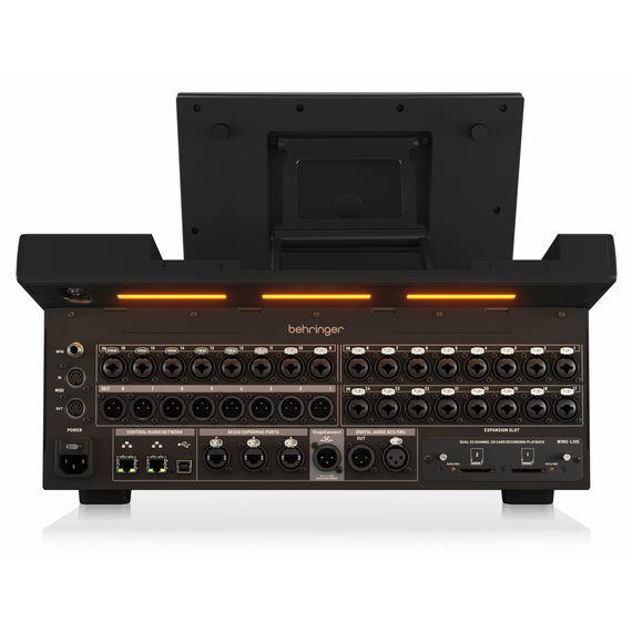 BEHRINGER WING COMPACT цифровой микшер, 48 стерео каналов,13 фейдеров, 10" сенсорный экран