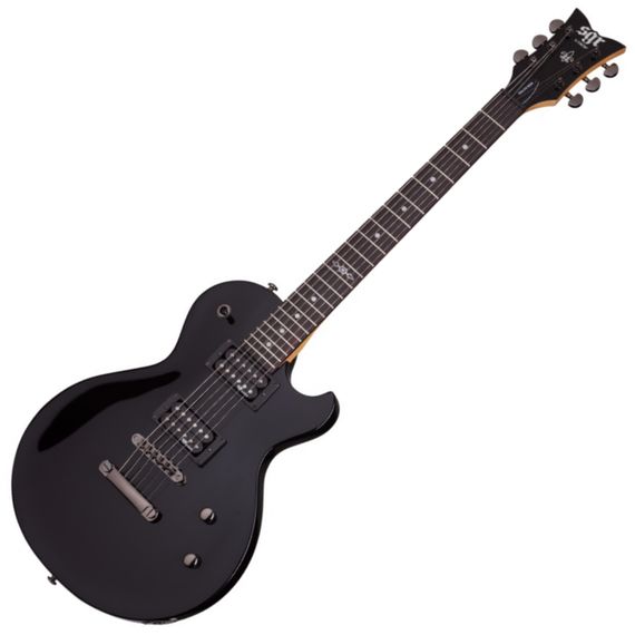 SCHECTER SGR SOLO-II BLK Black (Gloss Black) электрогитара 6 струн , крепление грифа на 4-х болтах, изображение 3