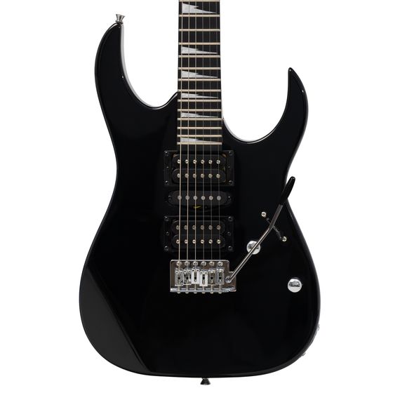 ROCKDALE Akira DX Black электрогитара. Цвет черный. Материал корпуса тополь. Материал грифа клен.