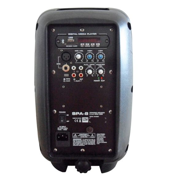 LEEM SPA-8 Акустическая система активная, MP3, SD, USB, BT, 50Вт