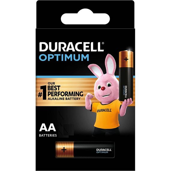 DURACELL Optimum AA/LR6 Батарейка пальчиковая щелочная (алкалиновая)