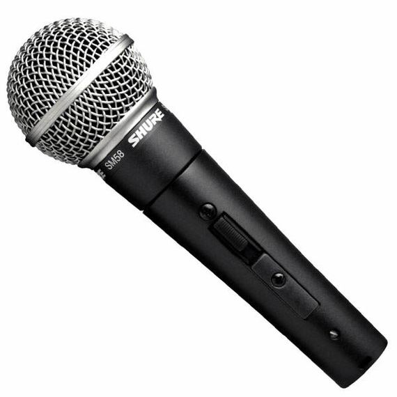 SHURE SM58SE Вокальный динамический микрофон кардиоидный, 50-15000 Гц, 1,6 мВ/Па, с выключателем