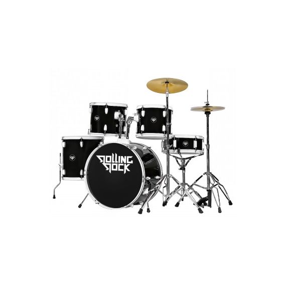 ROLLING ROCK JR-2222Q BK Ударная установка Бас-бочка 22"х16 Том-бас 16x16" Том-альт 13x10" Том-альт 12x9" Малый-барабан 14x 5,5".