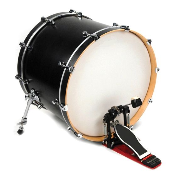 ​DIXON PHZ122CTB-DIX1 Пластик для бас-барабана 22", белый