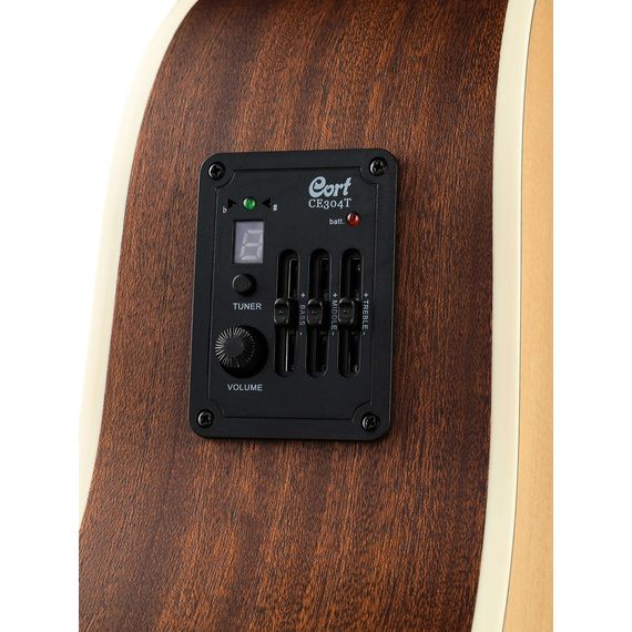 CORT GA1E-OP Grand Regal Series Электро-акустическая гитара, цвет натуральный, изображение 3
