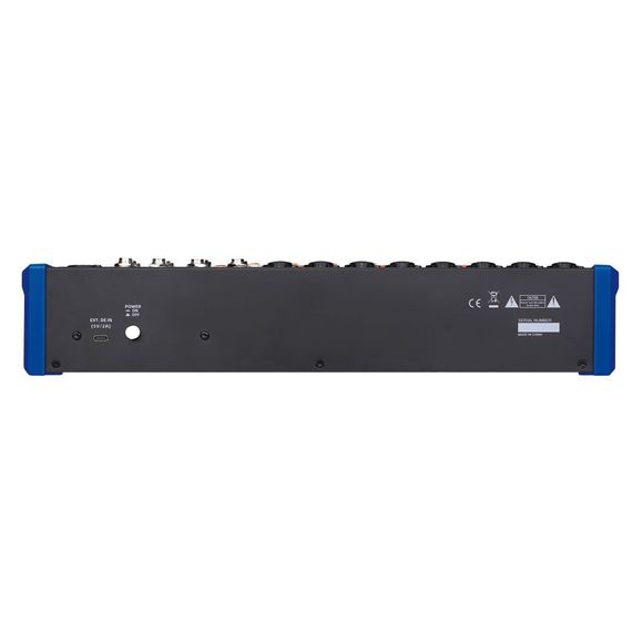 BG B828DSP Пульт микшерный, 8 моно, 1 стерео, 1AUX, DSP процессор 24bit/48KHz, USB MP3 плеер, BT