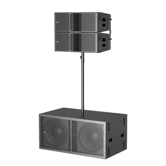 AUDIOCENTER ASTRA 210A Активный элемент линейного массива * НЧ - 2х10"