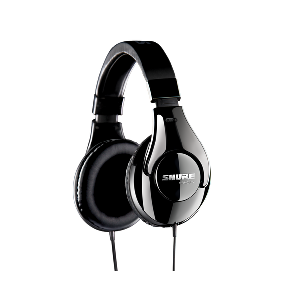 SHURE SRH240A-BK-EFS Профессиональные закрытые наушники 20-20000 Гц, 38 Ом, 107 дБ, кабель 2 м, изображение 2