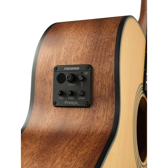 CORT SJB5F-NS-WBAG Acoustic Bass Series Электро-акустическая бас-гитара цвет натуральный, с чехлом, изображение 4
