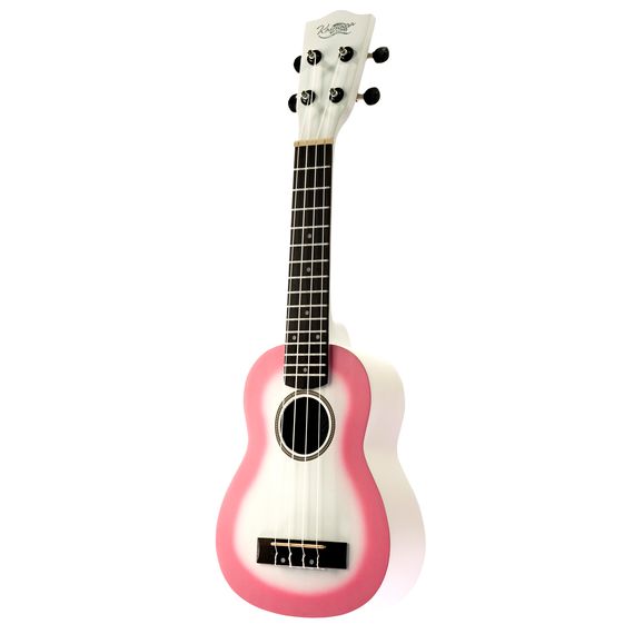 KAIMANA UK-21 WHS Укулеле сопрано, цвет бело-розовый