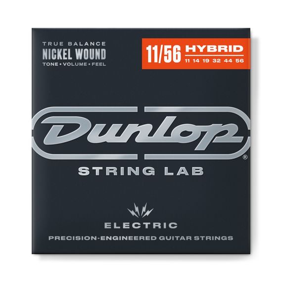 DUNLOP DEN1156 Performance + Комплект струн для электрогитары, никелированные, Med/Ex Heavy, 11-56