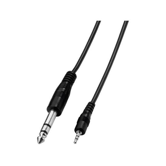 LEEM ASS-220 Кабель инструментальный 6,35мм-3,5мм, стерео, 6.1м