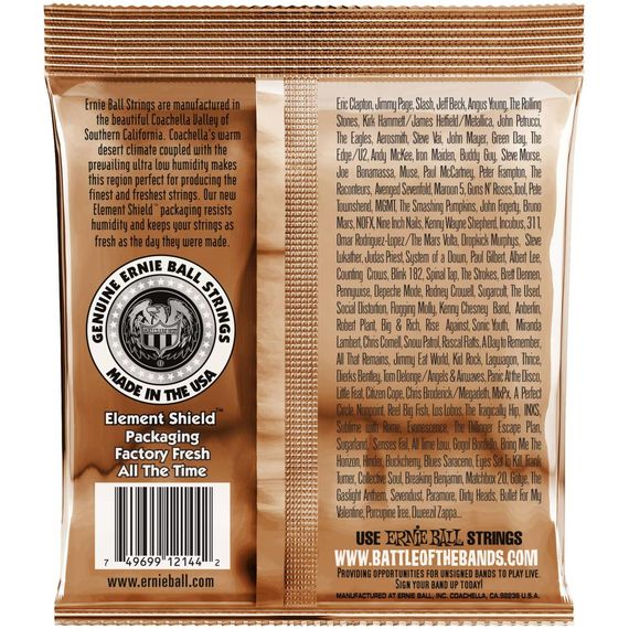 ERNIE BALL 2144 Earthwood 13-56 Phosphor Bronze Medium Струны для акустической гитары
