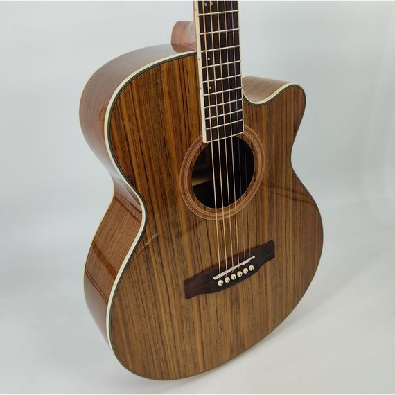 ORIENTAL CHERRY W-215-40 Гитара акустическая 40", с вырезом, верхняя дека орех