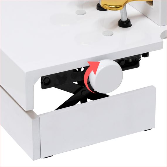 RIN LB-PRO3WH Подставка-удлинитель педалей пианино для детей, белая, изображение 4
