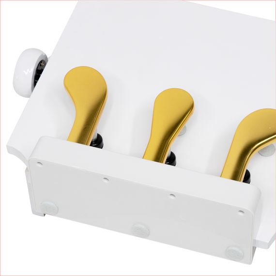 RIN LB-PRO3WH Подставка-удлинитель педалей пианино для детей, белая, изображение 2
