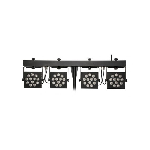INVOLIGHT MLS HEX48 Мобильная световая система RGBWA/UV 12х12 Вт, кейс, ножной и ИК ДУ- пульт