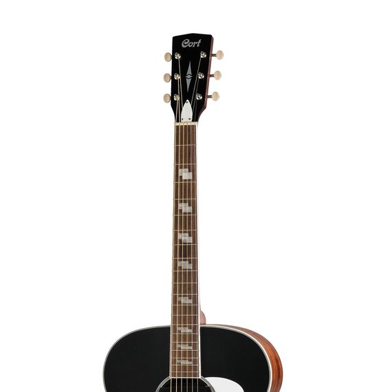 CORT CJ-Retro-VBM CJ Series Электро-акустическая гитара, черная