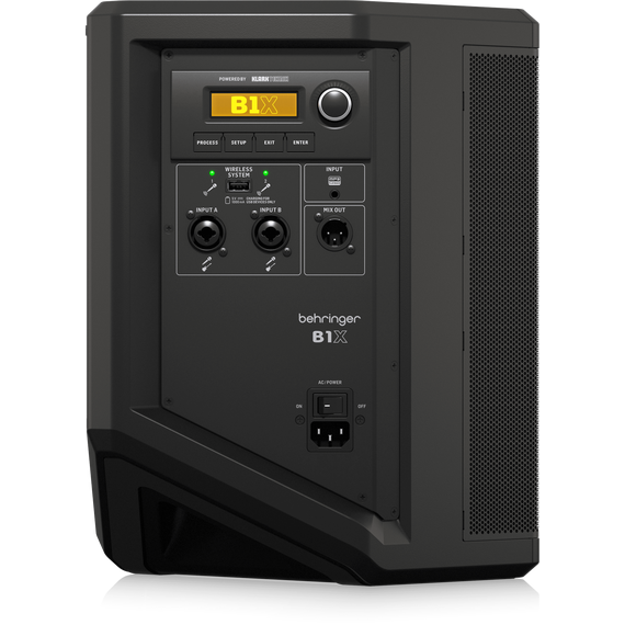 BEHRINGER B1X Акустическая система портативная 250 Вт., 6,5", DSP, Bluetooth с питанием от аккумулятора