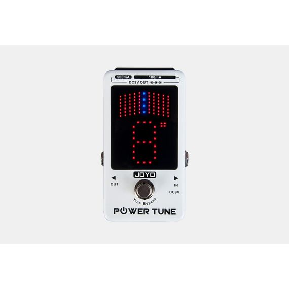 JOYO JF-18R-Power-Tune Тюнер педальный со встроенным блоком питания на 8 педалей