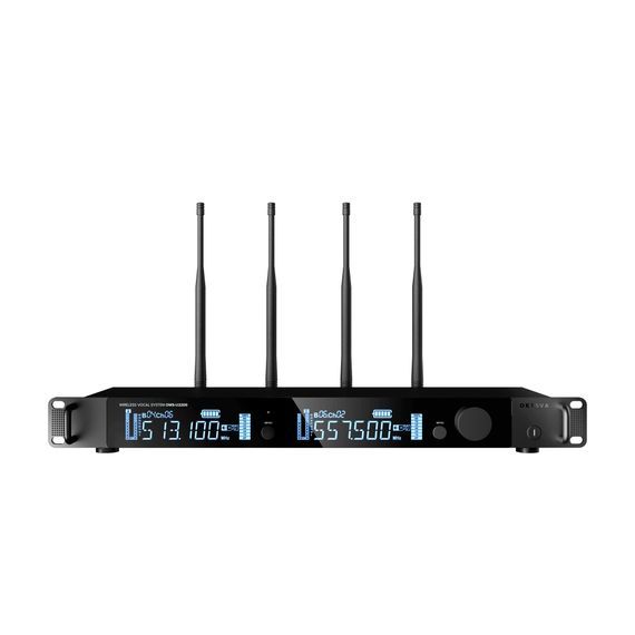 ​ОКТАВА OWS-U2200DL-B Двухканальная радиосистема, 2 головных, 2 петличных микрофона