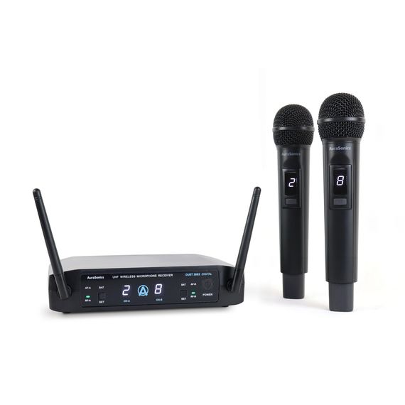 AURASONICS DUET 20S2 DIGITAL радиосистема с ручными двойная цифровая передатчиками, 8 каналов, pi/4